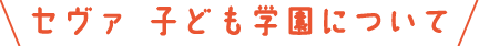 セヴァ・子ども学園について